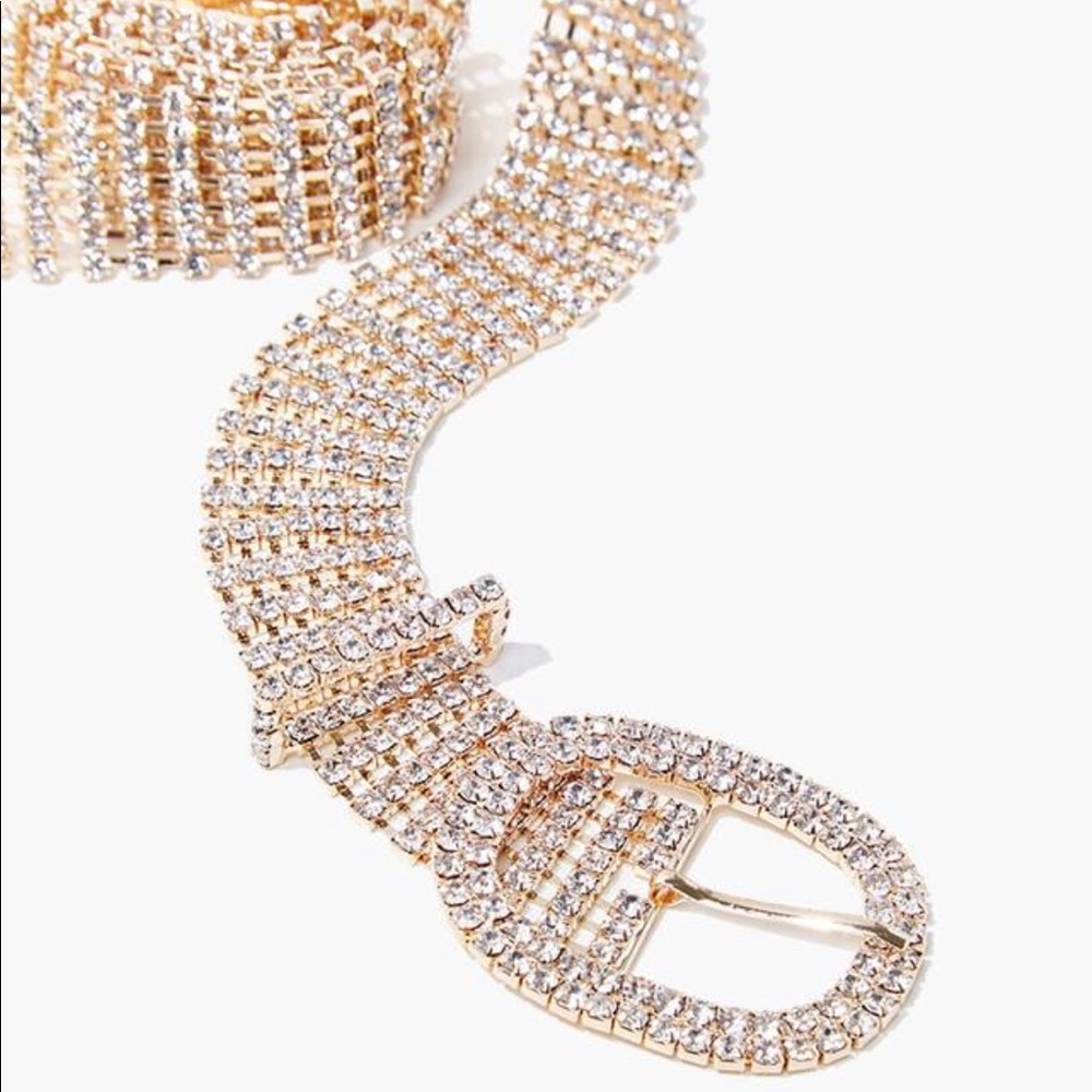 Rhinestone belt